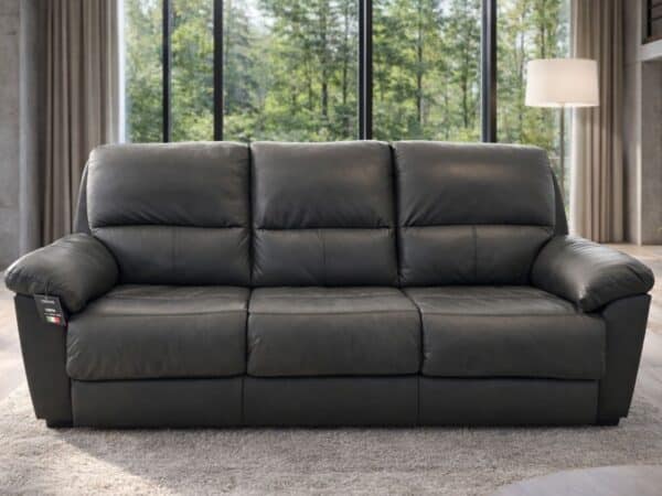 GEMINI DUŻE Komplet Gemini duże, skóra 100% naturalna włoska, spanie, funkcja relaks+obrót i bujanie