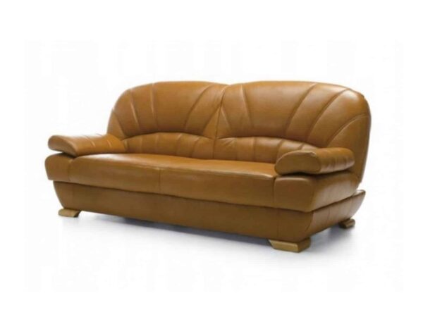 Sofa Gala pojemnik na pościel + funkcja spania 100% skóra naturalna - meble deko