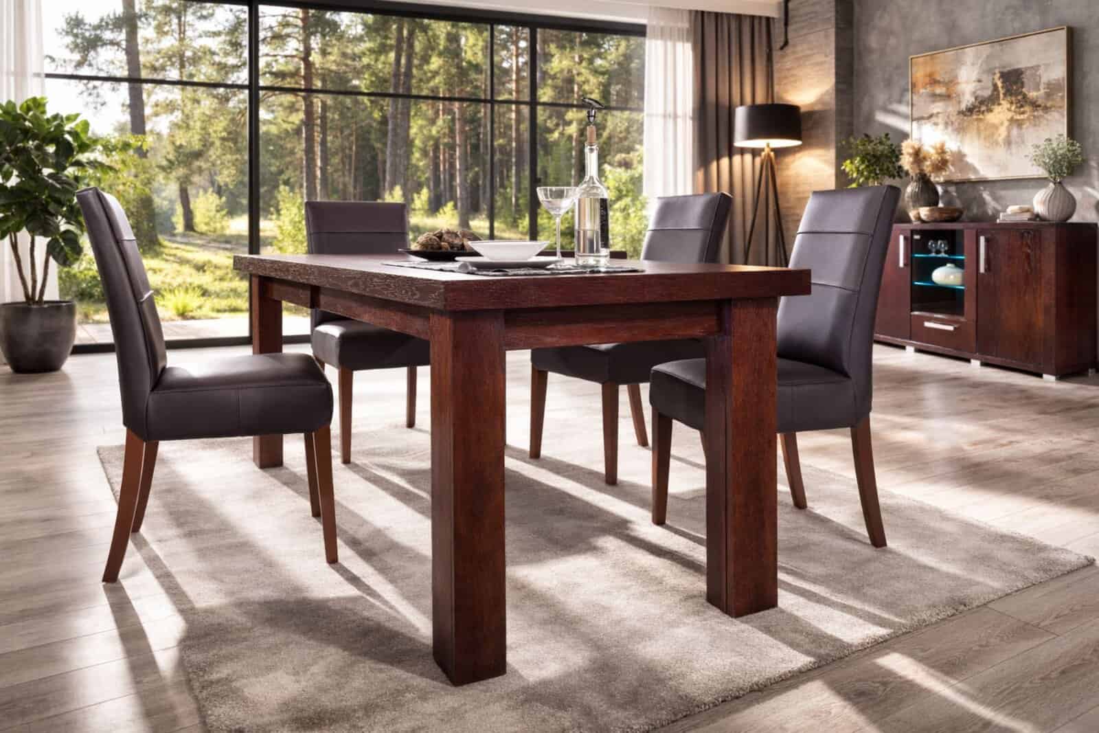 Stół kuba II fornir mocny stół , rozsuwany stół, duży stół deko meble