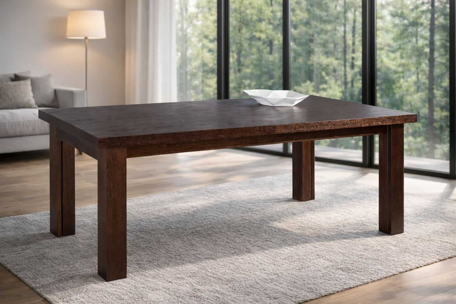 Stół kuba II fornir mocny stół , rozsuwany stół, duży stół deko meble