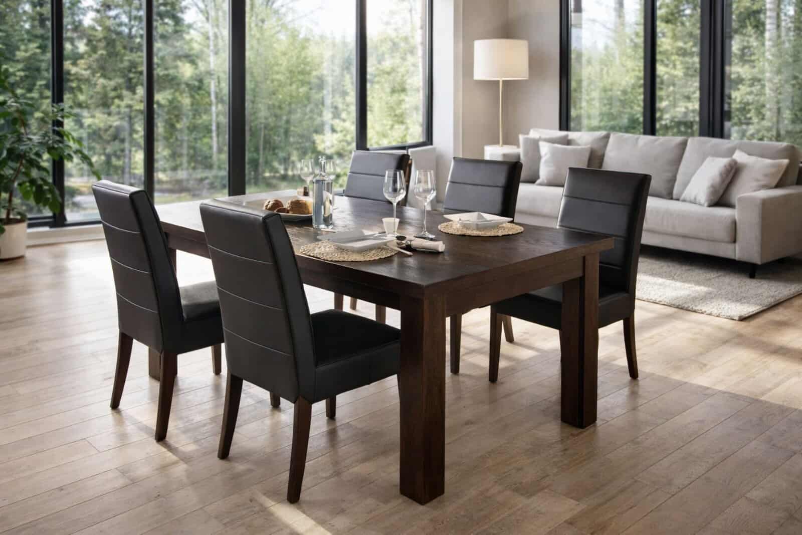 Stół kuba II fornir mocny stół , rozsuwany stół, duży stół deko meble