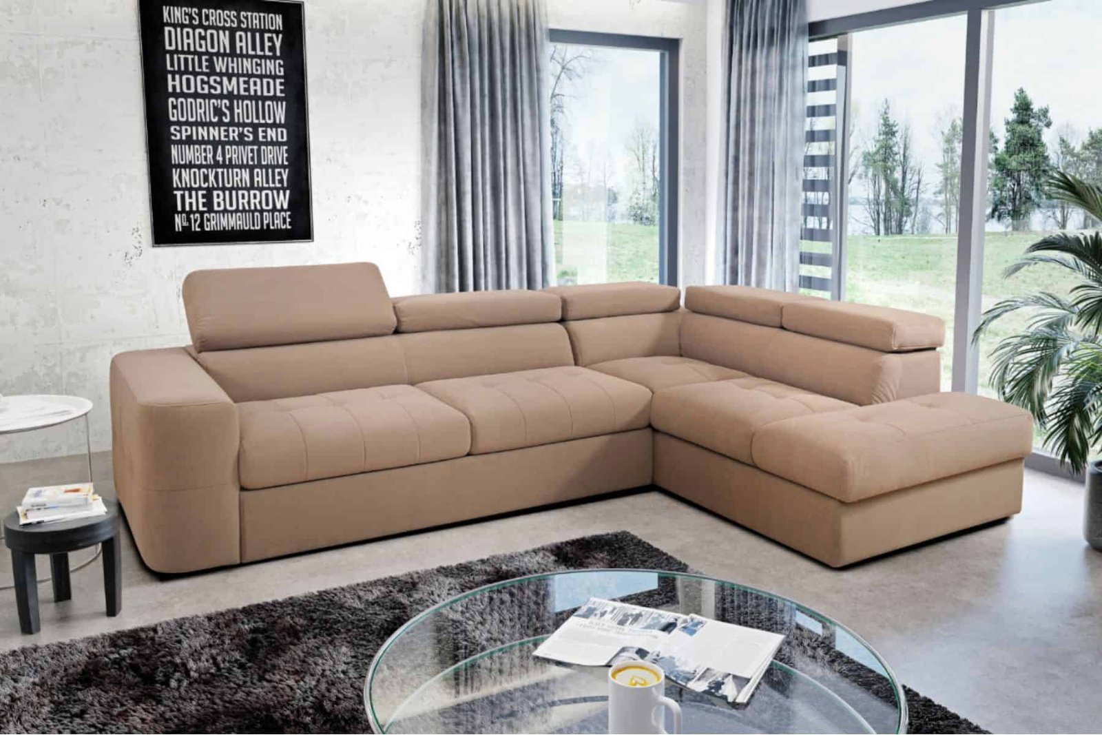 Nowoczesny narożnik Malibu to doskonałe połączenie nowoczesnej elegancji z funkcjonalnością