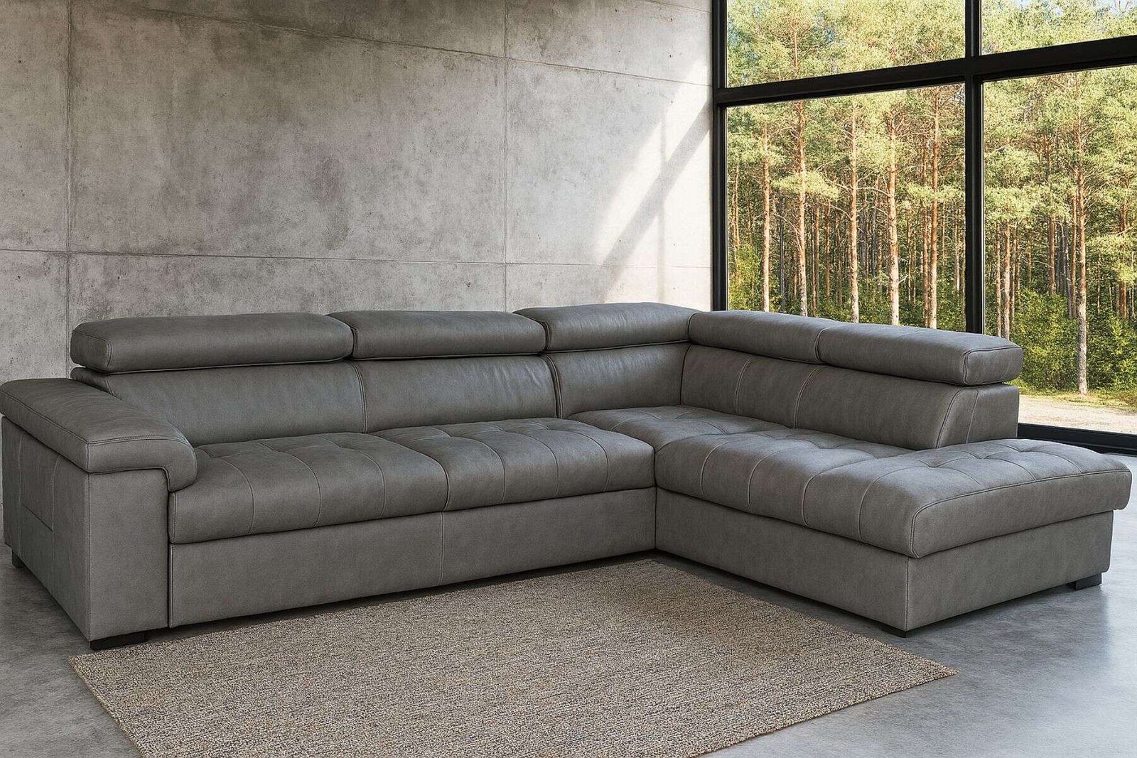 Nowoczesny narożnik Malibu to doskonałe połączenie nowoczesnej elegancji z funkcjonalnością