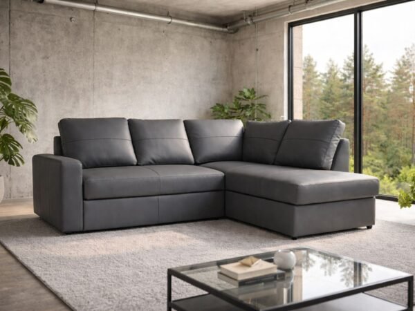 Narożnik Modern to proste, nowoczesne wzornictwo, o ciekawym wykończeniu