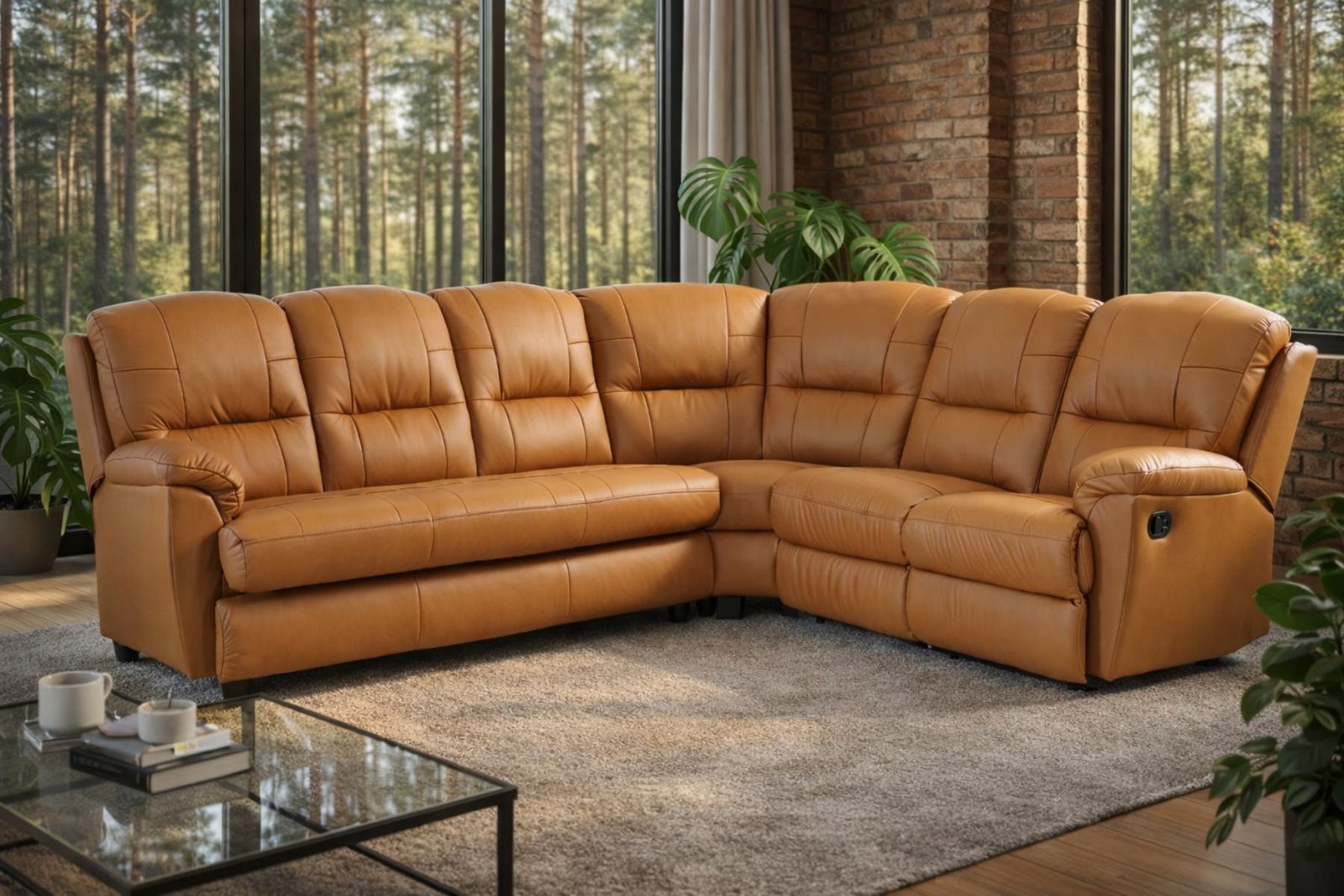 Narożnik tania ze skóry