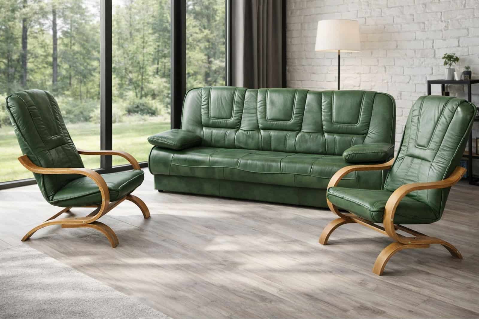 model finka 311 skóra naturalna funkcja spania i pojemnik