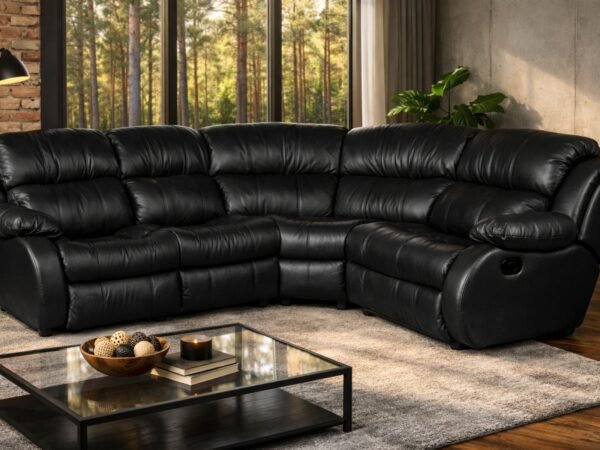 Najwyższej jakości nowoczesny narożnik reglainer. Wyjątkowe połączenie jakości i stylu.