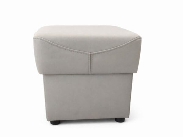 Pufa 40x40 otwierana jasny szary