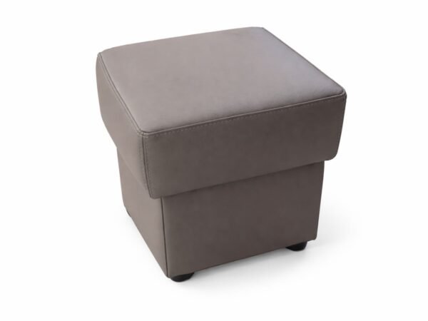 Pufa 40cm x 40cm, jasny szary