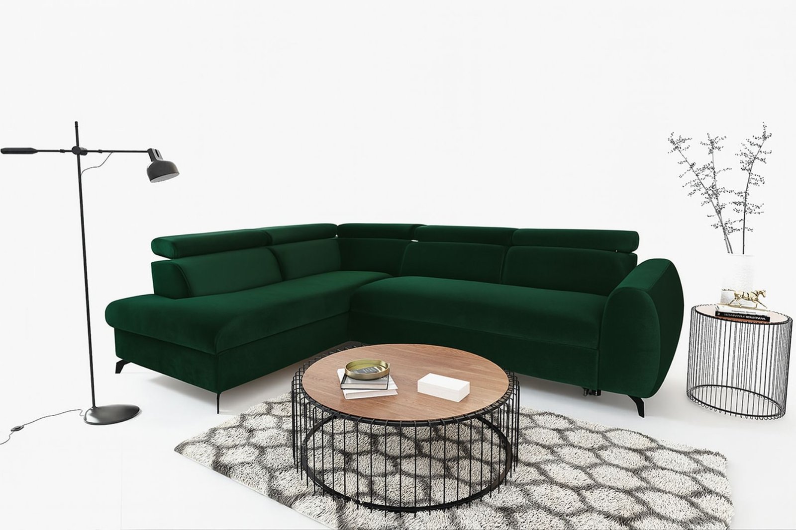 Narożnik Madryt to wyjątkowy mebel, który łączy w sobie wiele praktycznych i funkcjonalnych cech, idealnych dla nowoczesnych wnętrz.