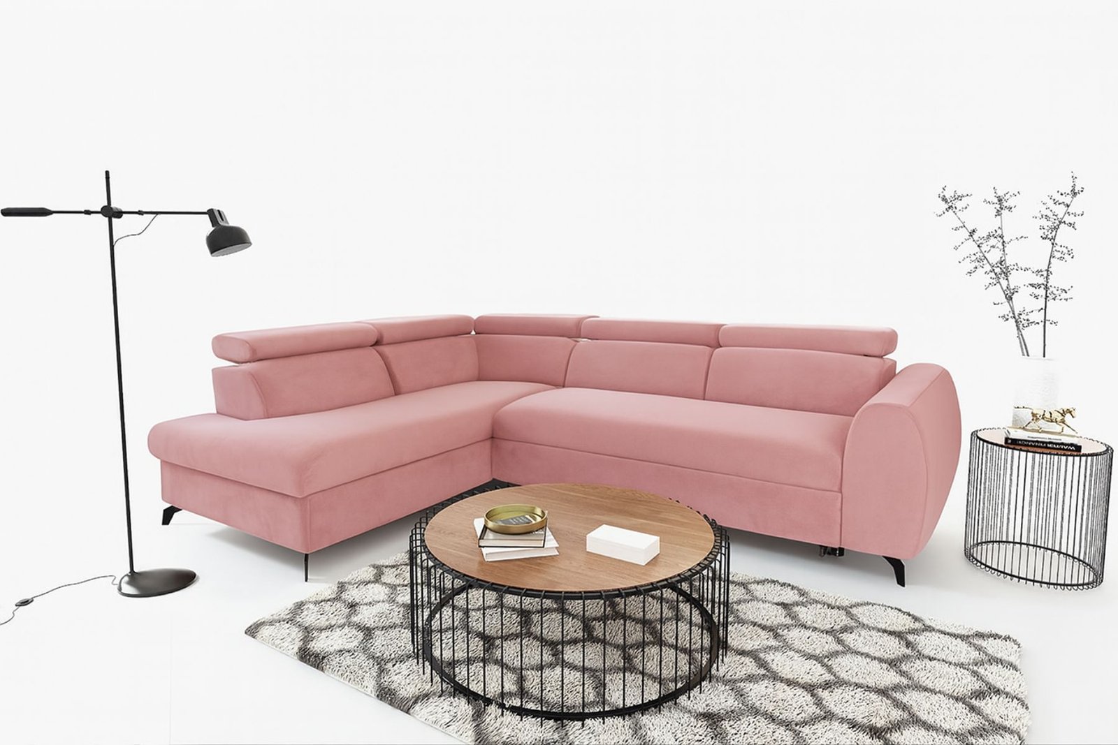 Narożnik Madryt to wyjątkowy mebel, który łączy w sobie wiele praktycznych i funkcjonalnych cech, idealnych dla nowoczesnych wnętrz.