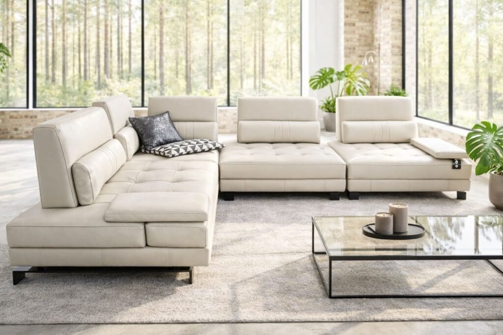 Narożnik Mediolan luksusowy mebel o unikalnym designie