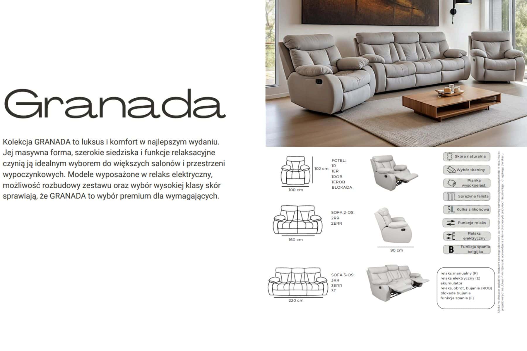 wymiary konfiguracja mebla granada deko meble skóra naturalna
