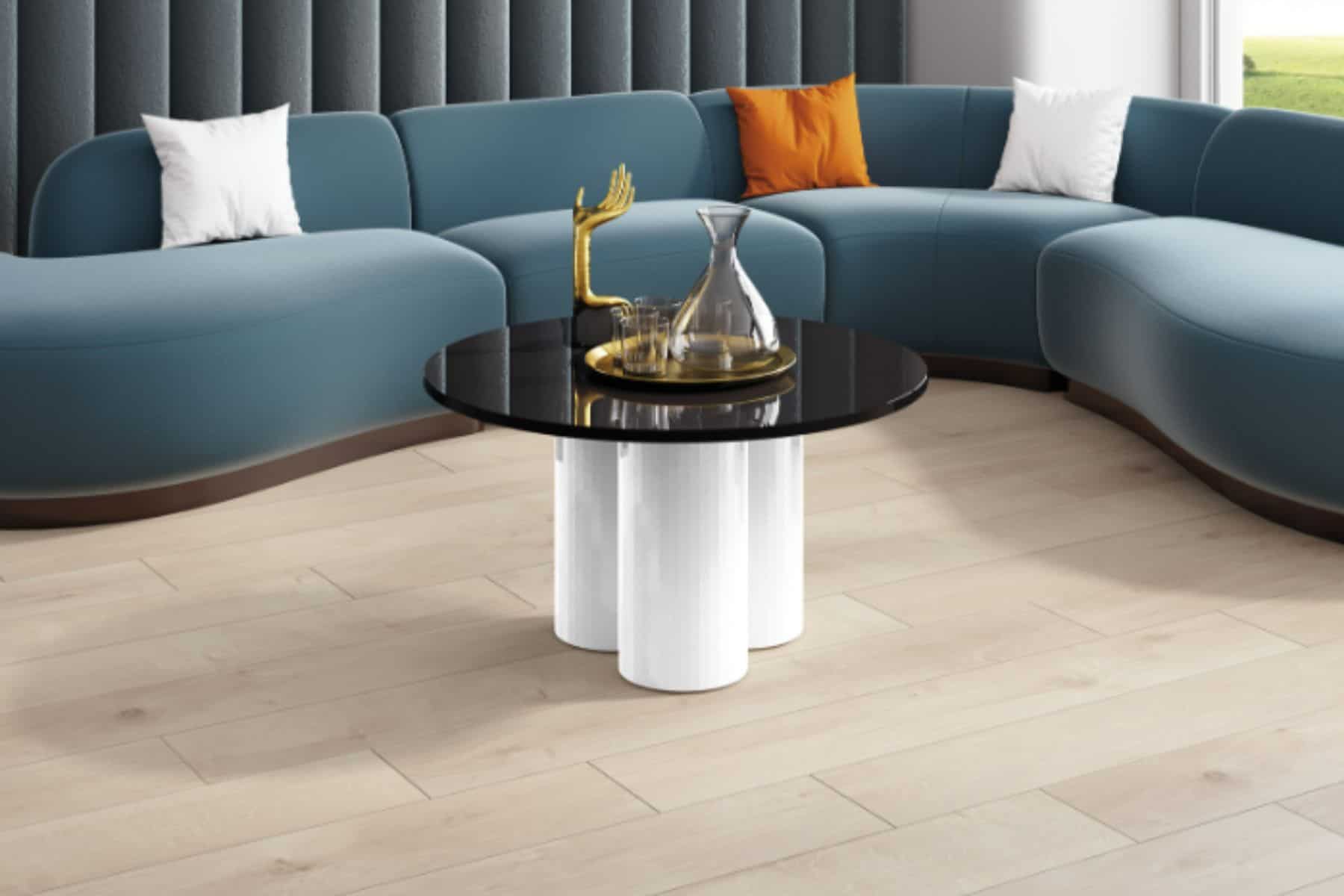 Okrągła ława Raveo Mini nowoczesny design kolorystyka do wyboru Deko Meble