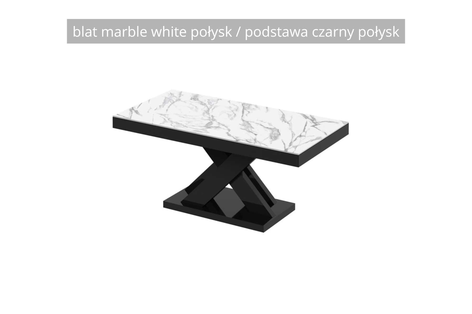 Ława xenon lux mini nowoczesny prostokątna, nowoczesny designe salon meblowy deko