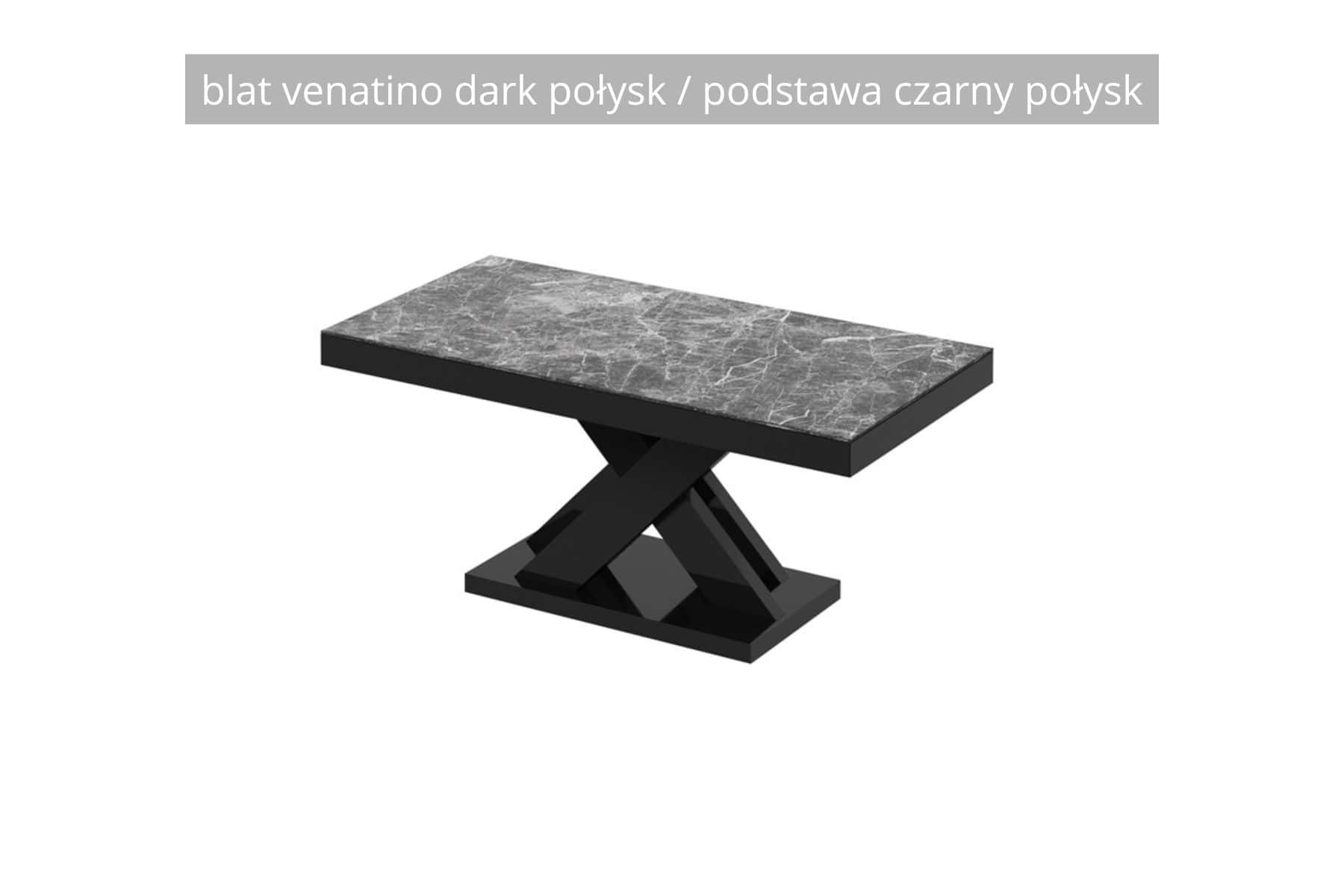 Ława xenon lux mini nowoczesny prostokątna, nowoczesny designe salon meblowy deko