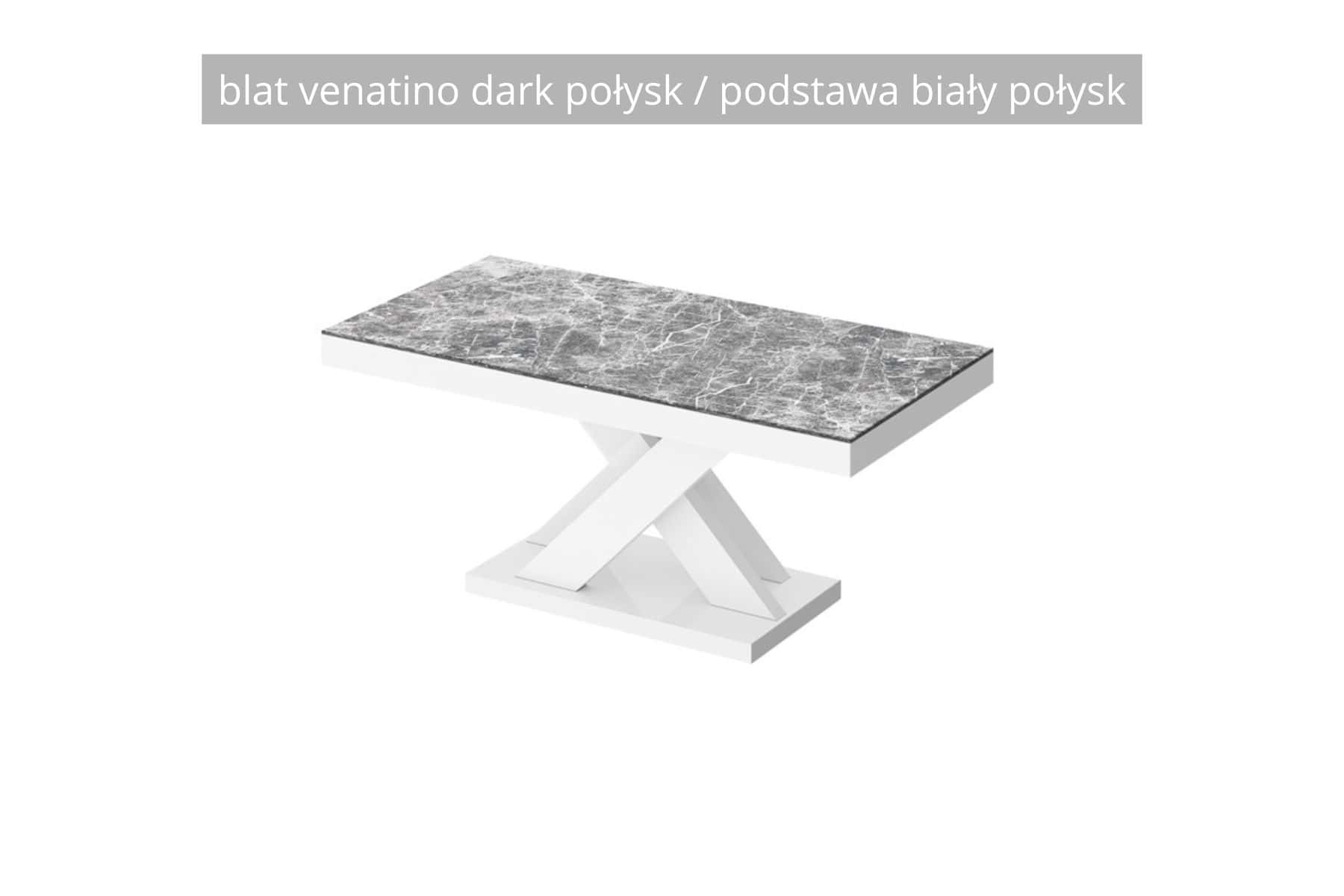 Ława xenon lux mini nowoczesny prostokątna, nowoczesny designe salon meblowy deko