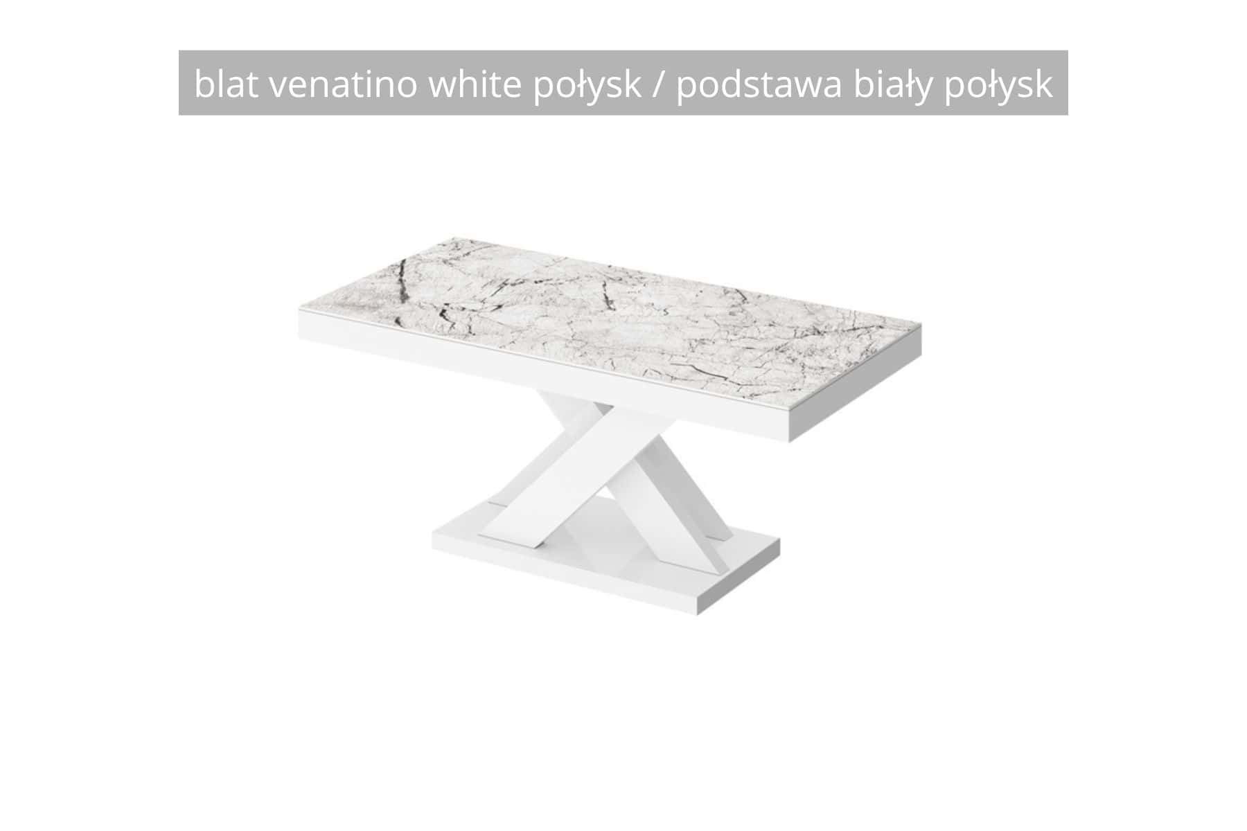 Ława xenon lux mini nowoczesny prostokątna, nowoczesny designe salon meblowy deko