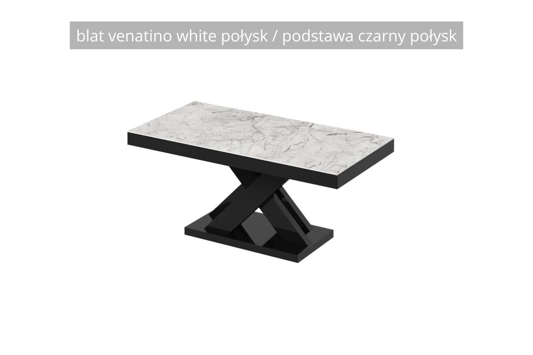 Ława xenon lux mini nowoczesny prostokątna, nowoczesny designe salon meblowy deko