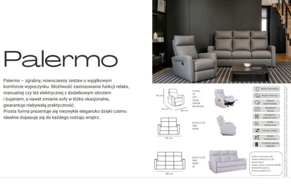 PALERMO wymiary konfiguracja mebla palermo deko meble skóra naturalna