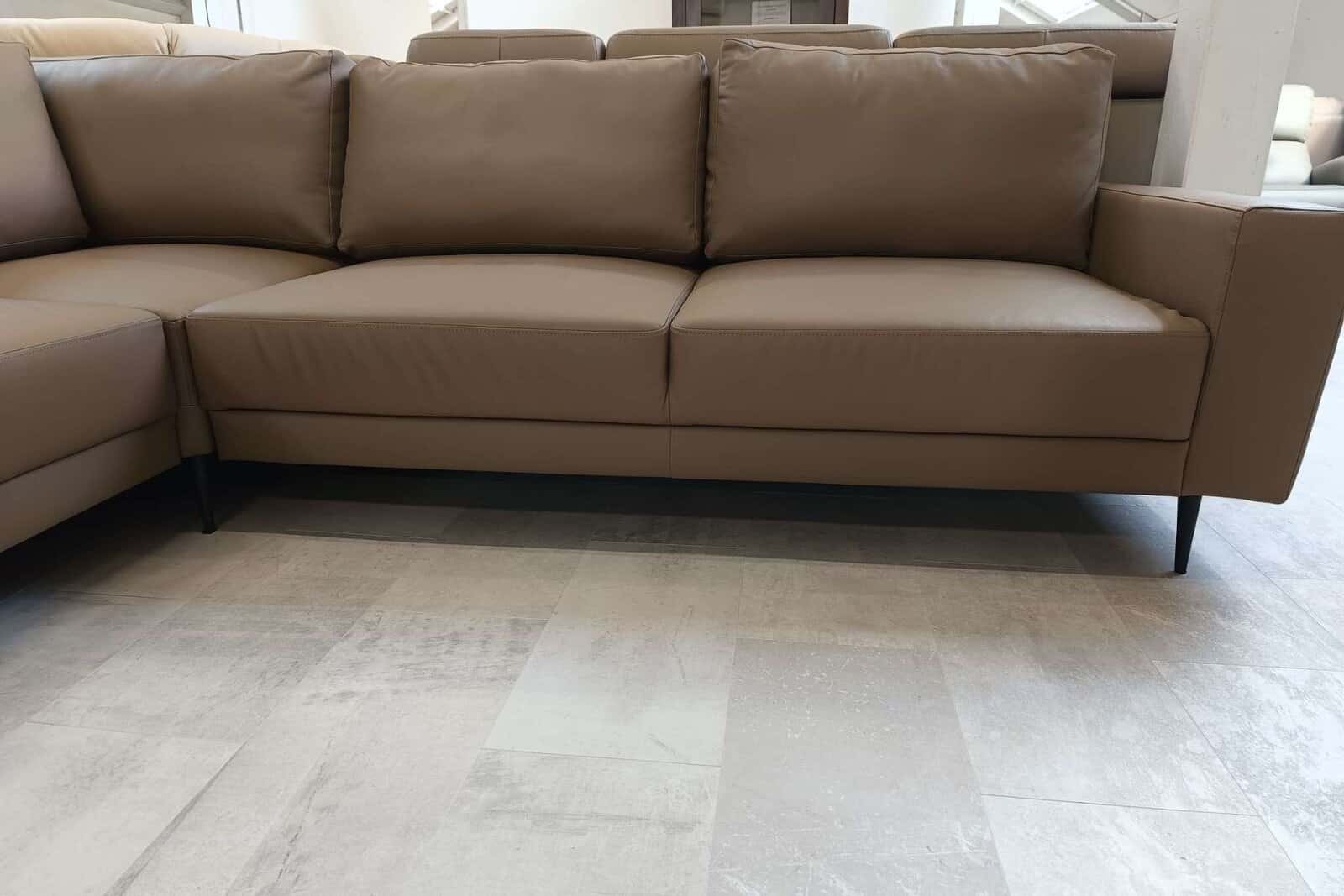 Narożnik Cloud nowoczesny na nóżkach bez funkcji skóra + eko meble DEKO