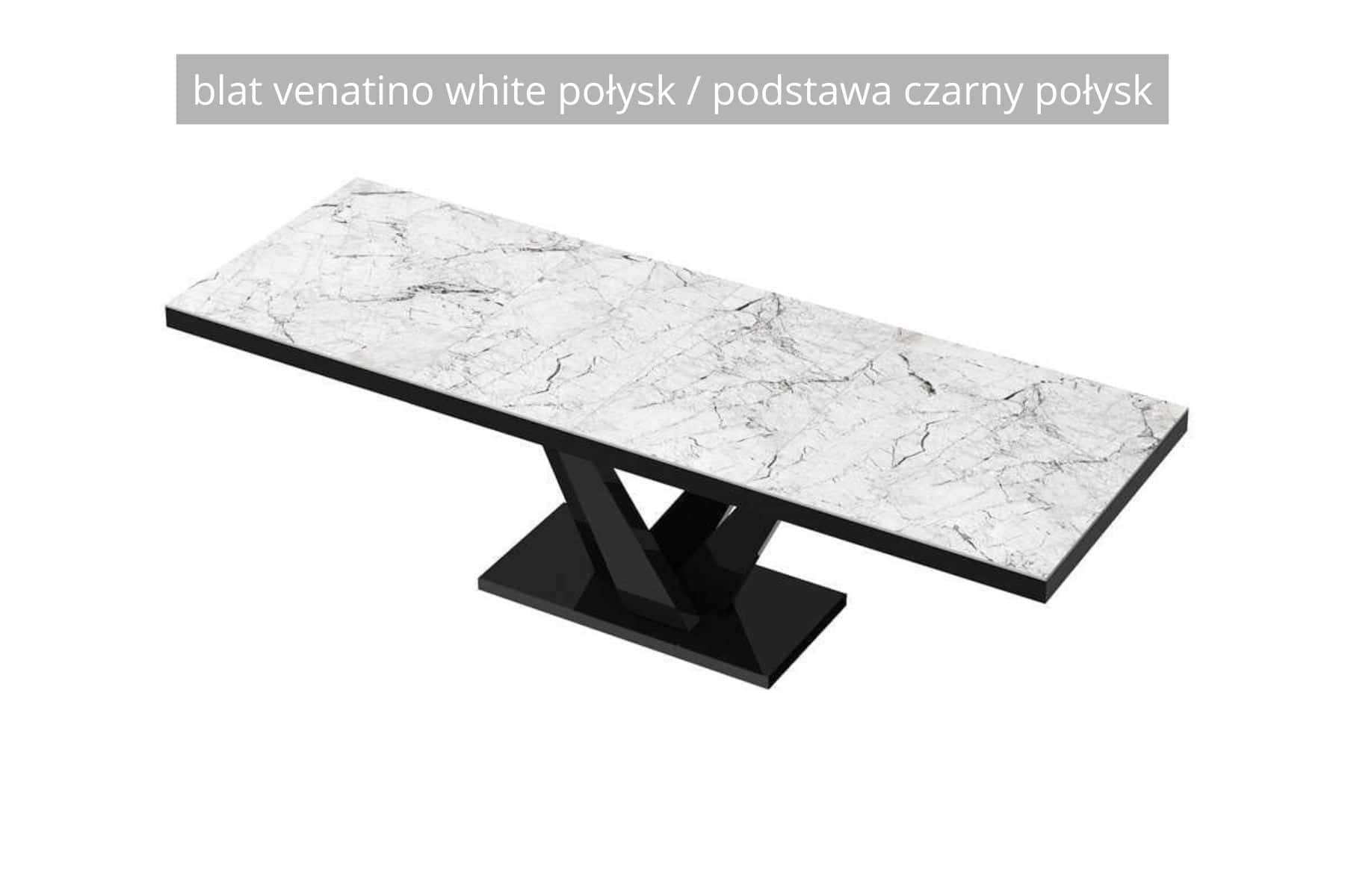 stół vegas nowoczesny prostokątny, rozsuwany nowoczesny designe salon meblowy deko