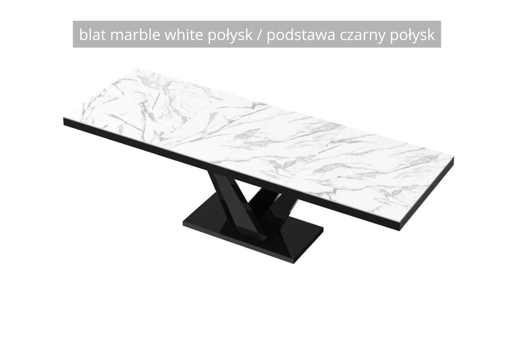 stół vegas nowoczesny prostokątny, rozsuwany nowoczesny designe salon meblowy deko