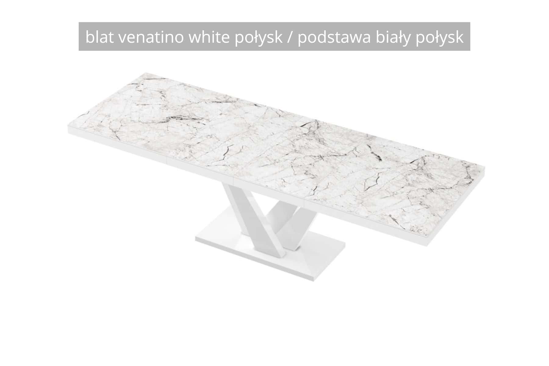 stół vegas nowoczesny prostokątny, rozsuwany nowoczesny designe salon meblowy deko