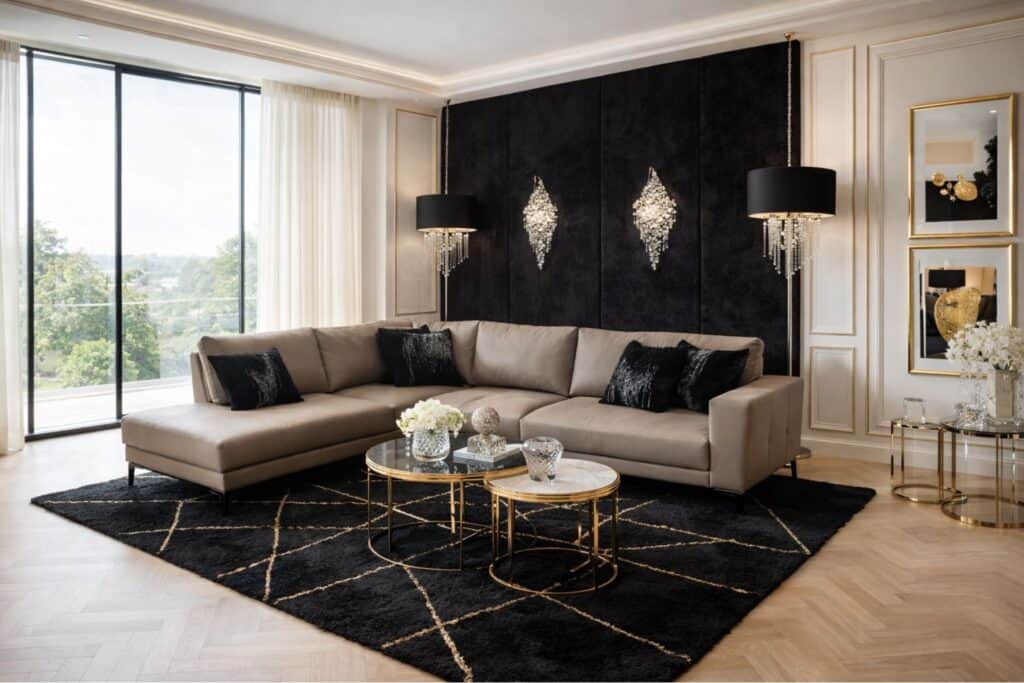 Narożnik Cloud skóra naturalna na wymiar meble deko