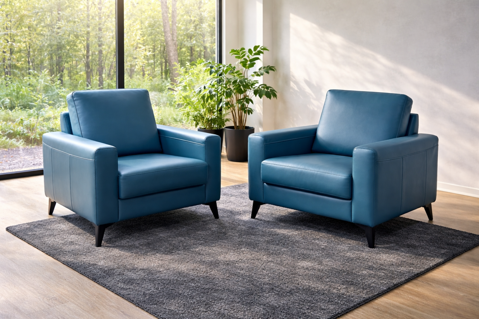 Komplet Vegas na wysokich nóżkach- wersalka i dwa fotele