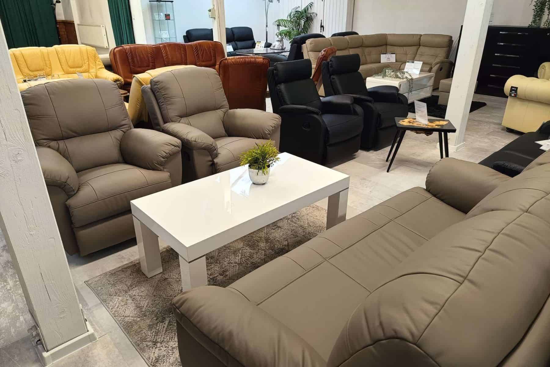 model tania skóra naturalna meble deko nowoczesne meble funkcja relaks