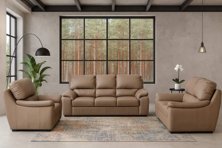 model Malezja skóra naturalna duży mebel wygodny model deko meble skórzane , funkcja spania