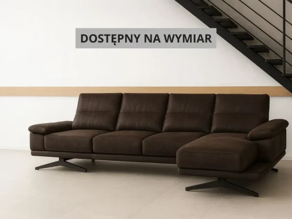 Narożnik Armani skóra lub tkanina nowoczesny wygląd