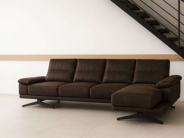 Narożnik Armani skóra lub tkanina nowoczesny wygląd