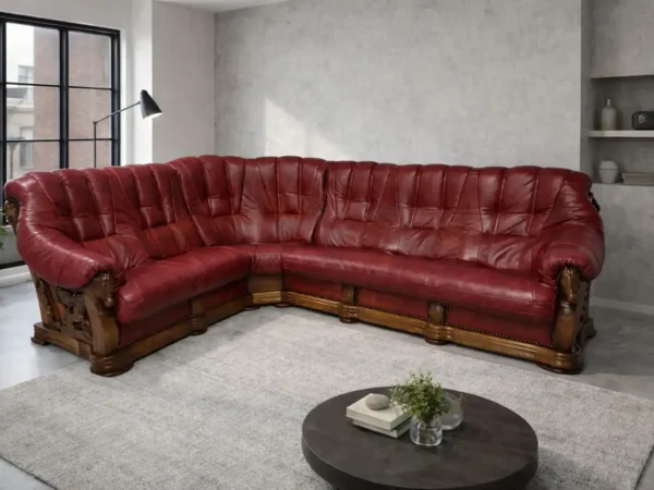 Narożnik Oskar (6) Narożnik OSKAR ponadczasowy styl, solidne wykonanie i najwyższą jakość naturalnych materiałów