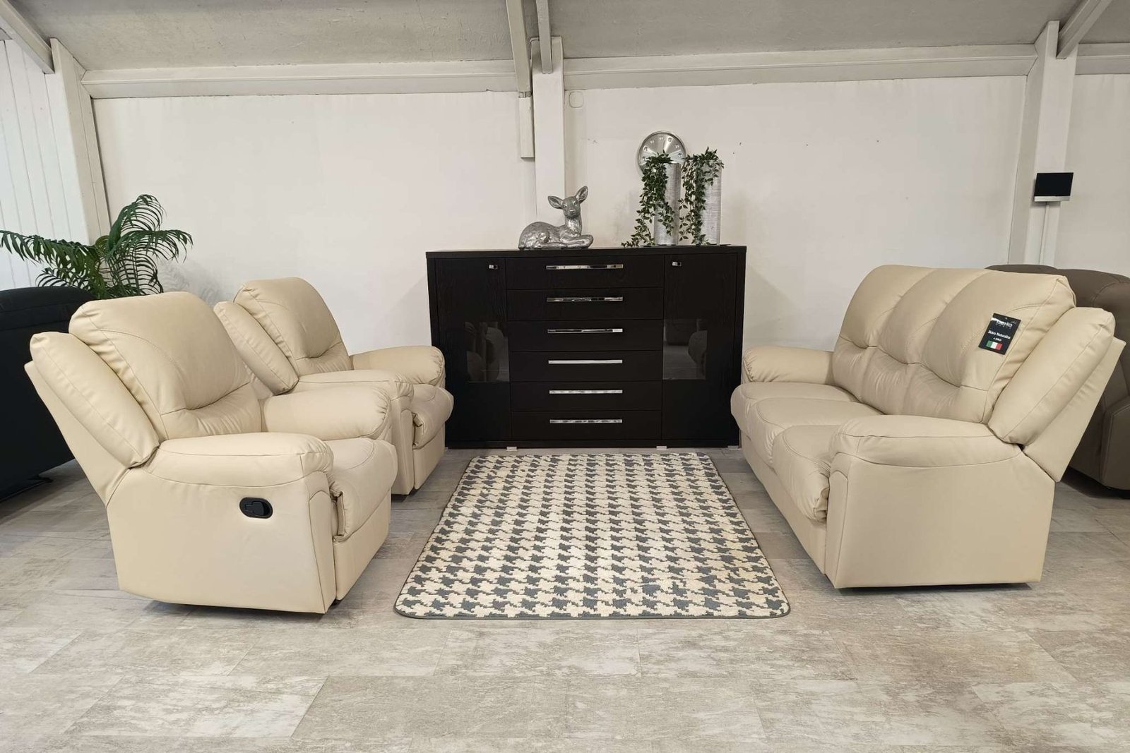 Komplet wypoczynkowy Nero, fotele z funkcją relax