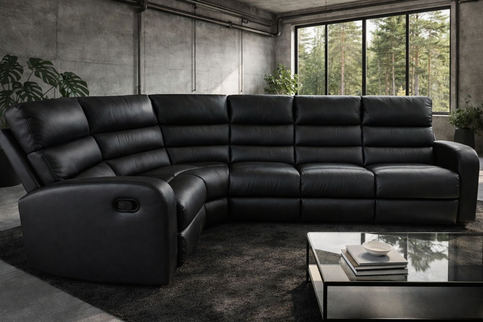 Narożnik Otto skórzany z funkcją relax – meble DEKO