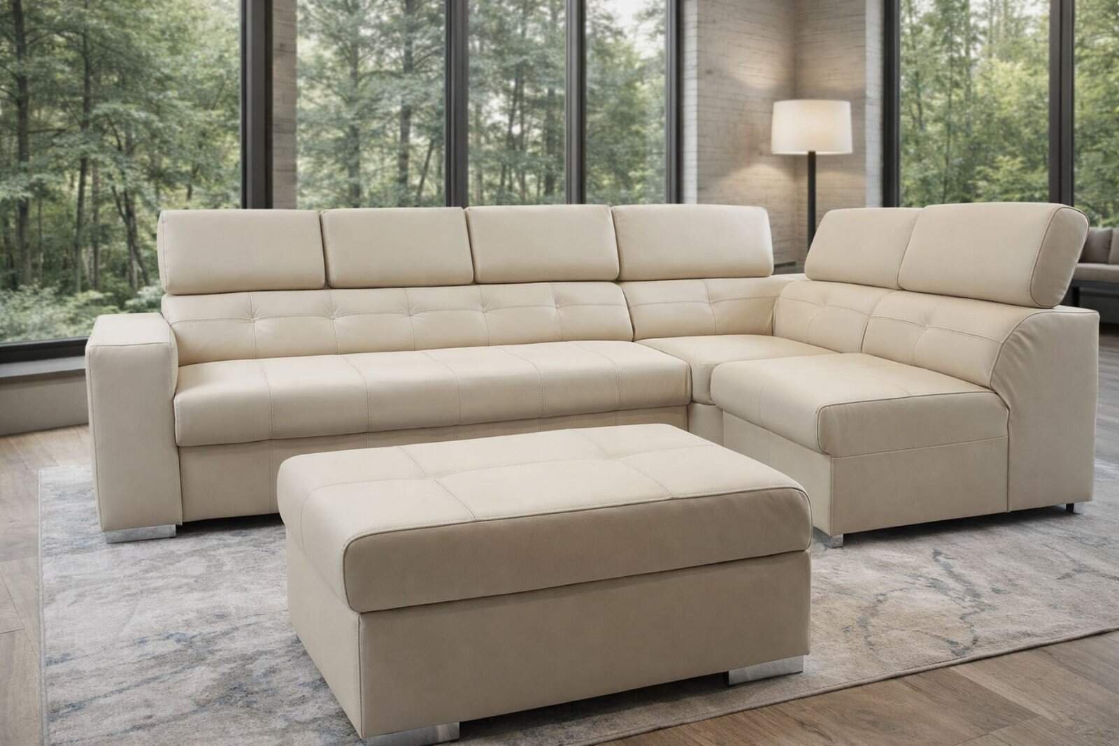 Narożnik Etna II regulowane zagłówki