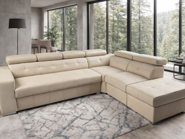 Narożnik Etna II regulowane zagłówki