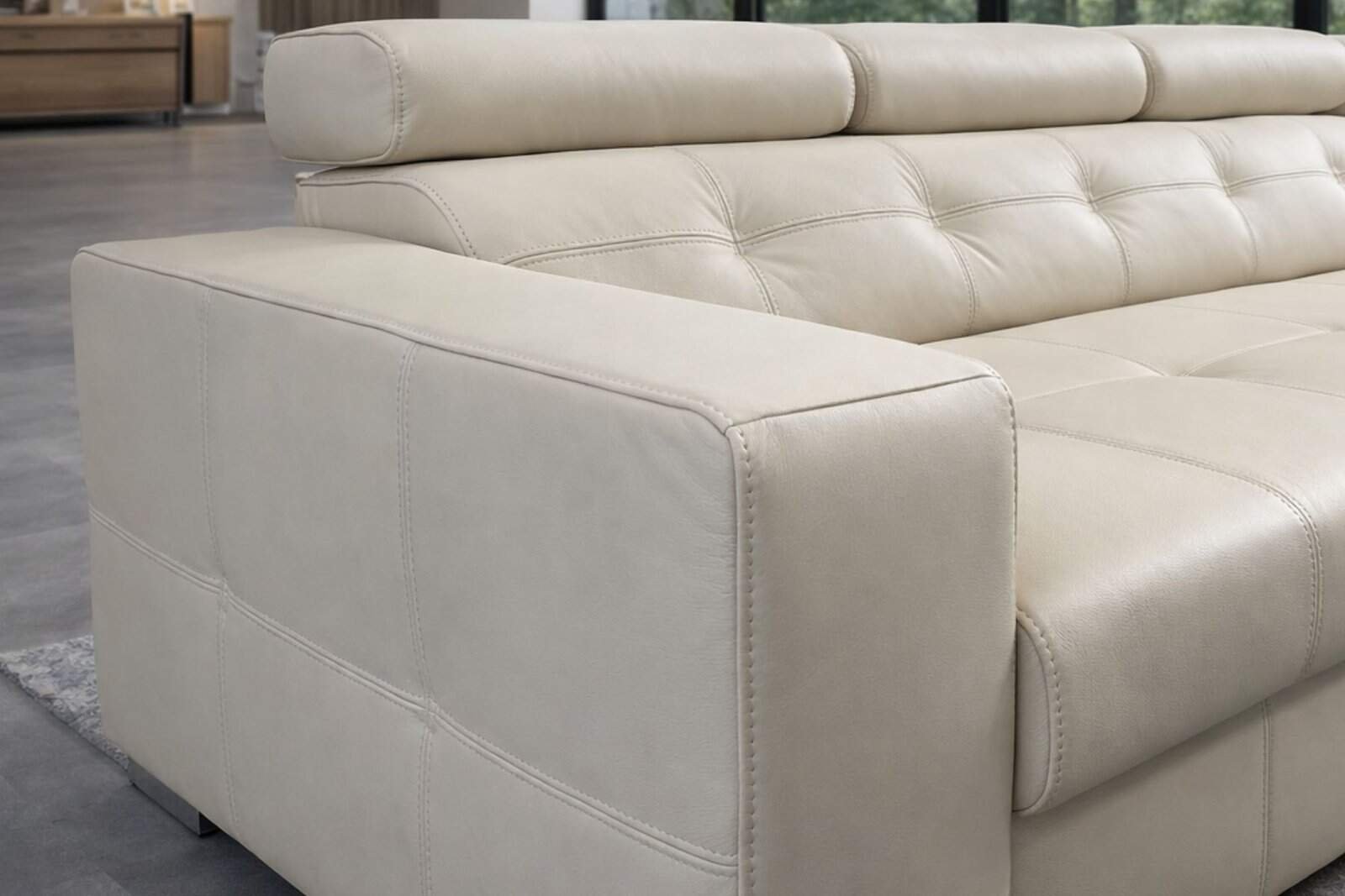 Narożnik Etna II regulowane zagłówki