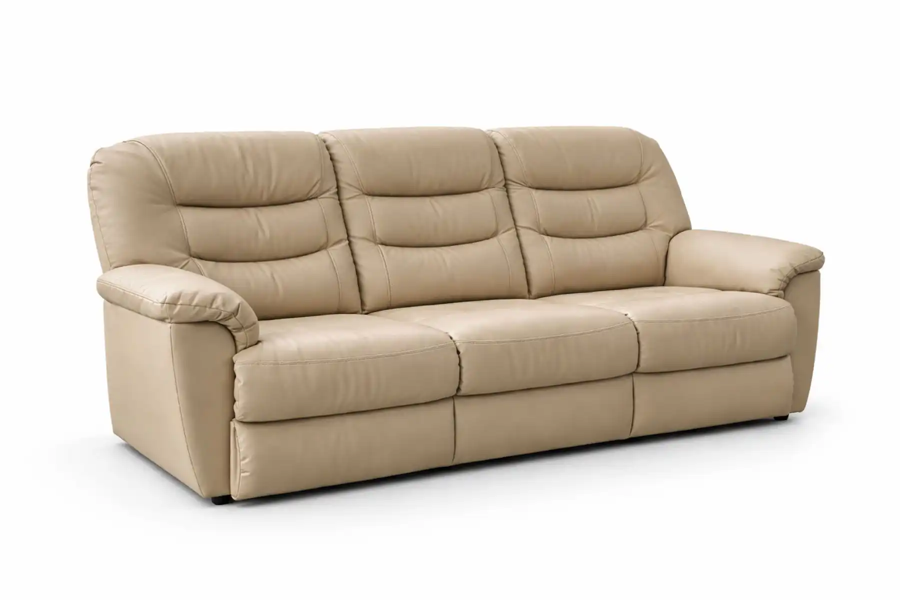 Komplet Tania II ze spaniem i funkcją relax, skóra bydlęca