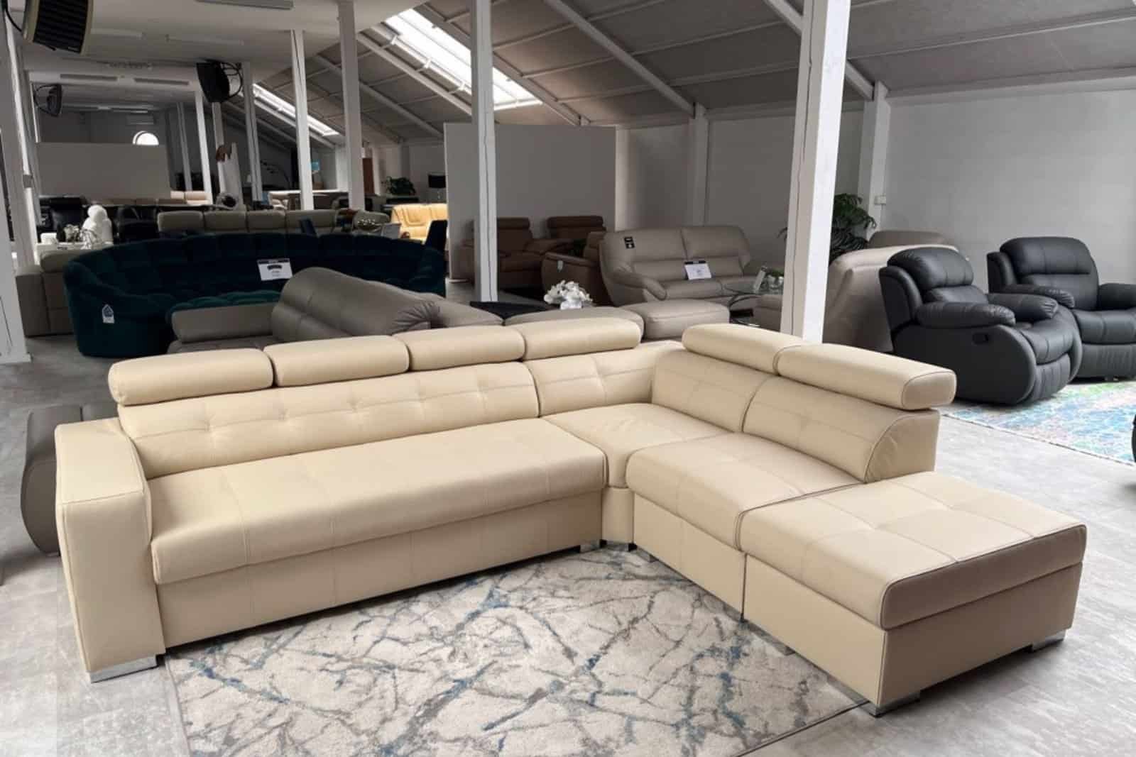 Narożnik Etna II regulowane zagłówki