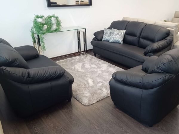 Tajfun Komplet Tajfun skóra naturalna bydlęca włoska kolor czarny