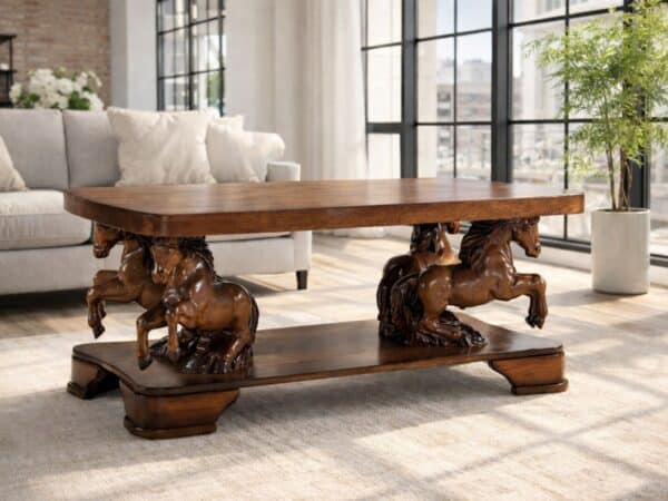 Stylowa ława Oskar Lux, solidne wykonanie, kolor drewna do wyboru DEKO