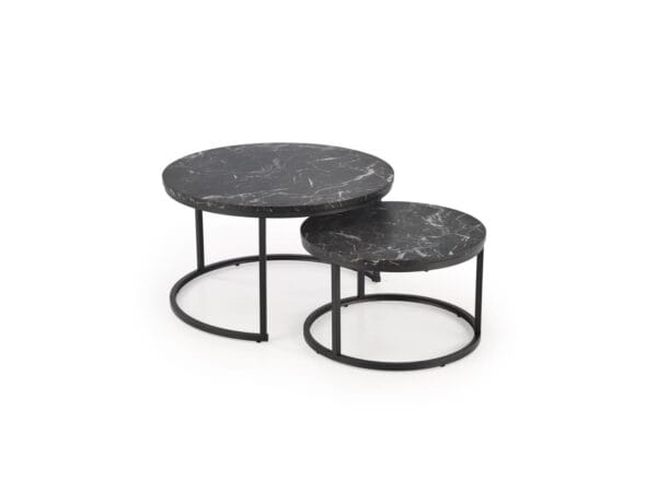 Ława Java czarny marmur