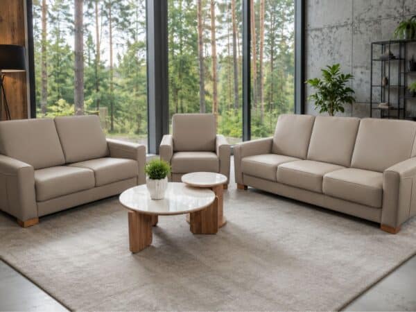 komplet w skórze naturalnej Vegas, salon Reda