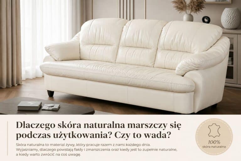 dlaczego skóra naturalna się marszczy