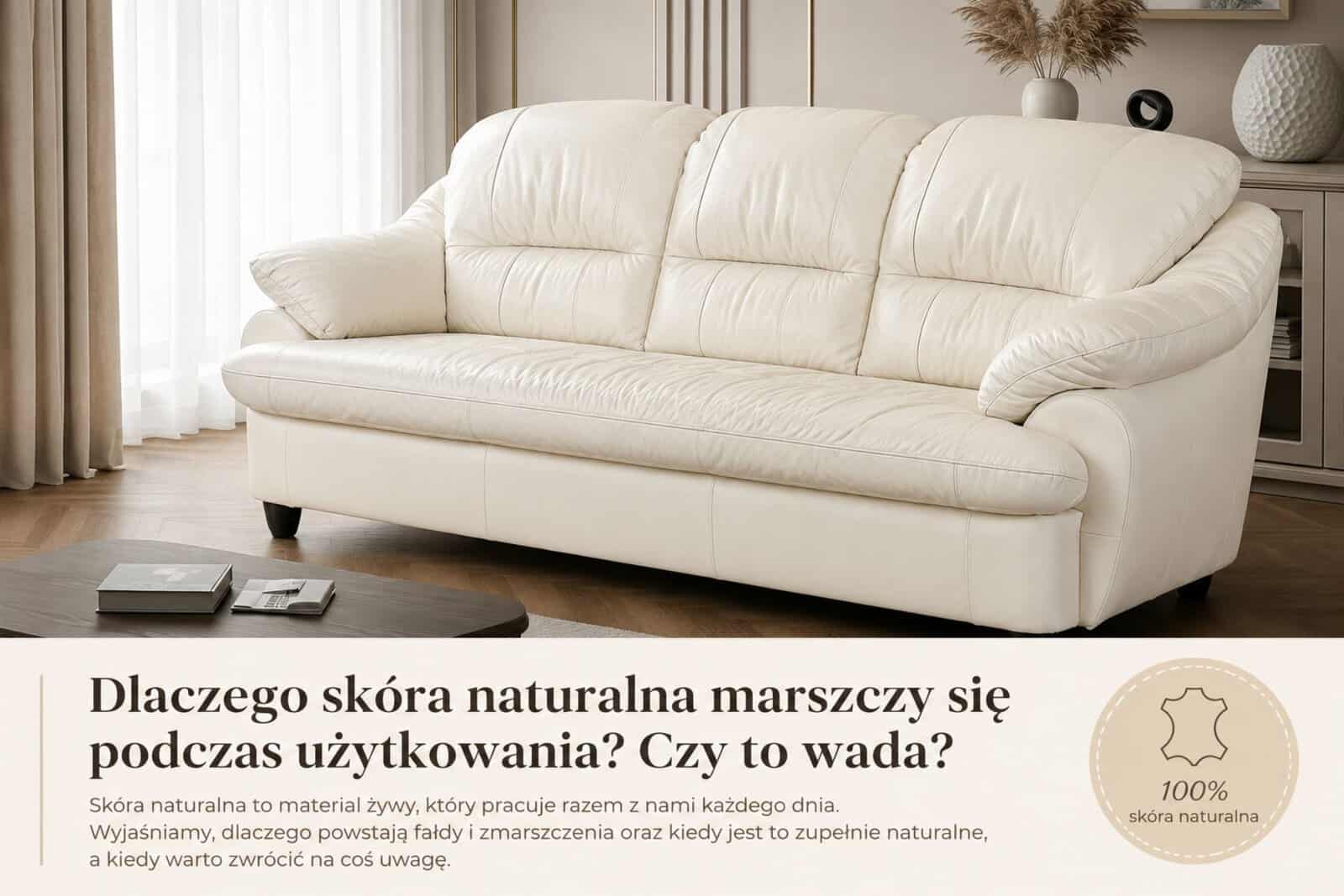 dlaczego skóra naturalna się marszczy